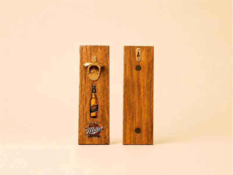 Natural Wood Bottle Opener
